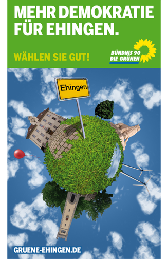 Election poster for Bündnis90 / Die Grünen